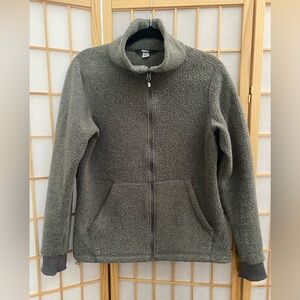 REI Women’s Grey Fleece Full Zip Jacket